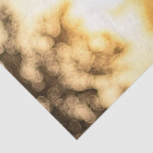 Decoupage Koe Lange Horn Grazing Tissuepapier (Detail)