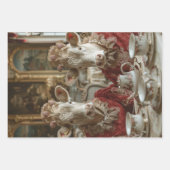 Decoupage Koeien  Whimsical Boerderij Koeien Inpakpapier Vel (Voorkant 3)