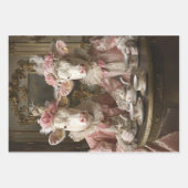 Decoupage Koeien  Whimsical Boerderij Koeien Inpakpapier Vel (Voorkant 2)