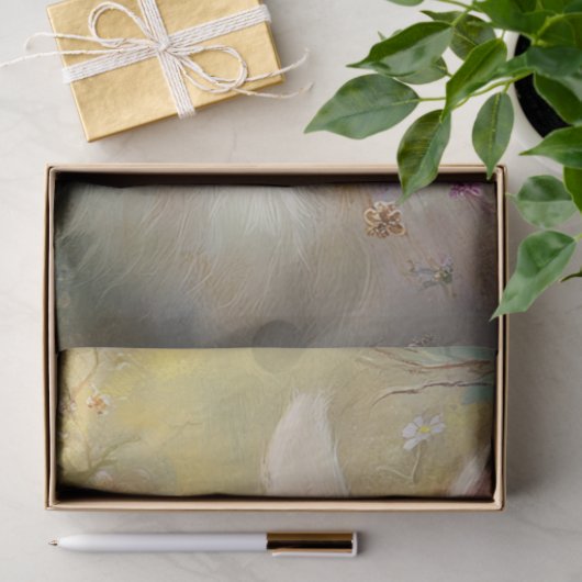 Decoupage Konijn Alice's Adventures Wonderland Tissuepapier (Geschenk)