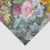 Decoupage Konijn in de Wilde Bloemen Tissuepapier (Detail)