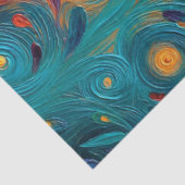 Decoupage Kosmische Draaikolk Zonneuitbarsting Lev Tissuepapier (Detail)