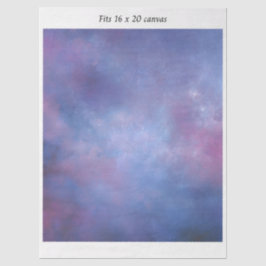 Decoupage Kosmische Nevel Achtergrond Zeemeermin 1 Tissuepapier