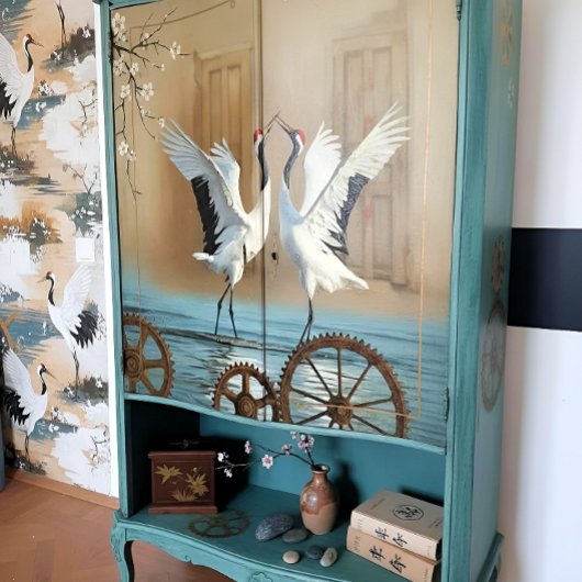 Decoupage Kranich Collection Tissuepapier