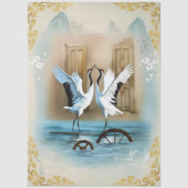 Decoupage Kranich Collection Tissuepapier