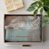 Decoupage  kunst van Zee Turtle Tissuepapier (Geschenk)