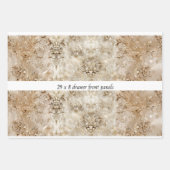 Decoupage Laadpaneel Motief Beige Design Inpakpapier Vel (Voorkant 3)