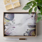 Decoupage Ladefront 29x8 Traandrop Motief Levendig Tissuepapier (Geschenk)