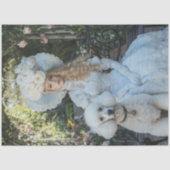 Decoupage  Lady Evelyn Standaard Poedel Tissuepapier (Voorkant)