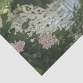 Decoupage Lady in Garden & Poedel Isabella Tissuepapier (Detail)