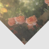 Decoupage  Lady Roze Jurk & Witte Poedel Tissuepapier (Detail)