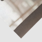 Decoupage Lady Sheriff in zwarte Westerne stijl Tissuepapier (Detail)