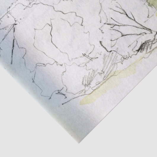 DECOUPAGE LAND FRANCH CHATEAU TISSUEPAPIER (Detail)