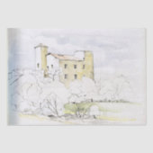 DECOUPAGE LAND FRANCH CHATEAU TISSUEPAPIER (Voorkant)