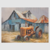 Decoupage Landelijk Boerderij Herfst Seizoen Tract Tissuepapier (Voorkant)