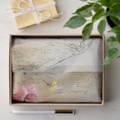 Decoupage Landschap Konijn in het veld Rechterkant Tissuepapier (Geschenk)