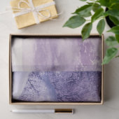 Decoupage Landschap Sneeuw Overdekt Purples Wit Tissuepapier (Geschenk)