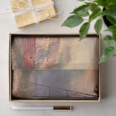 Decoupage Landschap Windmolen Rode Schuur Wildflow Tissuepapier (Geschenk)