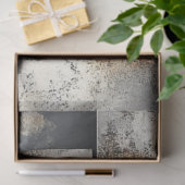 Decoupage Landschap Zilveren Rust Faux Achtergrond Tissuepapier (Geschenk)