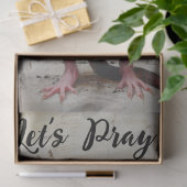 Decoupage Laten we grunge muis bidden Tissuepapier (Geschenk)