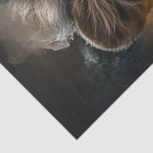 Decoupage Leeuwin versierd Amerikaanse Indiaanse s Tissuepapier (Detail)