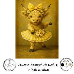 Decoupage Lente Hoogland Geel Tutu Pasen Tissuepapier
