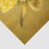Decoupage Lente Hoogland Geel Tutu Pasen Tissuepapier (Detail)