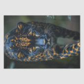Decoupage Leopard Dark Spots Piercing Gaze Tissuepapier (Voorkant)