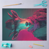 Decoupage Levendig Foto van Boer Geit Tissuepapier (Craft)