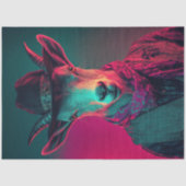 Decoupage Levendig Foto van Boer Geit Tissuepapier (Voorkant)