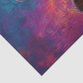 Decoupage levendig gekleurd geit Western Pet Tissuepapier (Detail)