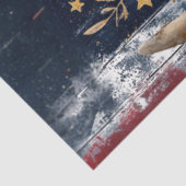 Decoupage Levendig Portret Schedel Bloemen Design Tissuepapier (Detail)