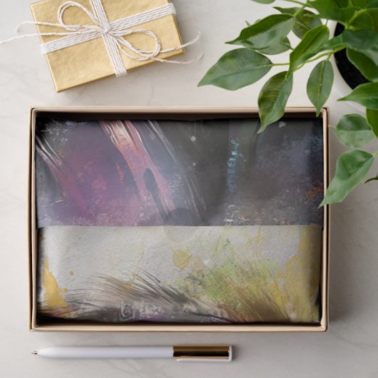 Decoupage Levendig Schilderen Aap Abstract Tissuepapier (Geschenk)