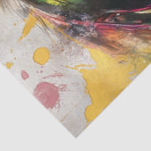 Decoupage Levendig Schilderen Aap Abstract Tissuepapier (Detail)