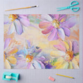 Decoupage Levendig Schilderen Daisy Flowers Tissuepapier (Craft)