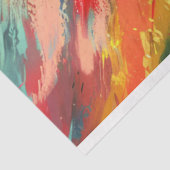 Decoupage Levendige Abstracte Jockey & Rider Tissuepapier (Detail)