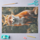 Decoupage Levendige Fotografie van Rode Sinaasappe Tissuepapier (Craft)