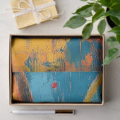 Decoupage Levendige Gekleurde Bunny Blowing Bubble Tissuepapier (Geschenk)