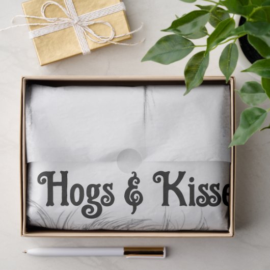 Decoupage Lijn Tekening Knorretjes & Kusjes Tissuepapier (Geschenk)