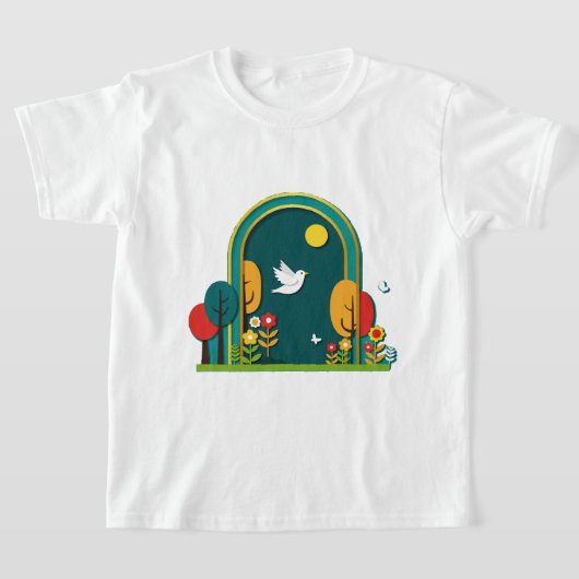 Decoupage-like digital work t-shirt (Laagn)