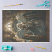 Decoupage Lion Guardian Heilige Hal Angel Wings Tissuepapier (Craft)