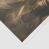 Decoupage Lion Guardian Heilige Hal Angel Wings Tissuepapier (Detail)