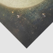 Decoupage Little Girl Fairy Moon Night instellen Tissuepapier (Detail)