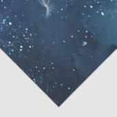 Decoupage Little Girl Field Paardebloemen & Maan Tissuepapier (Detail)