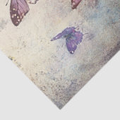 Decoupage Little Girl Kleur Vlinders grillig Tissuepapier (Detail)