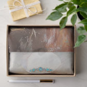 Decoupage Little Girl Riding Horse Rodeo Arena Tissuepapier (Geschenk)