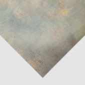 Decoupage Little Girl Witte Paard Veld Bloemen Tissuepapier (Detail)