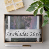 Decoupage Longhorn Wester Papers Sawblades Tissuepapier (Geschenk)