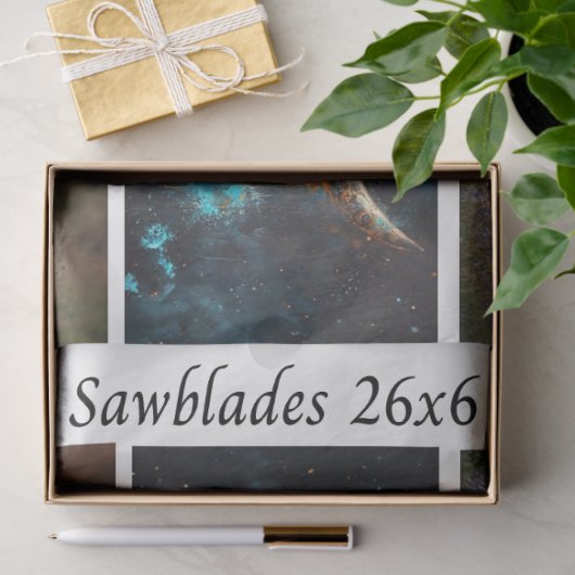 Decoupage Longhorns Bluebonnets Trees Handsaws Tissuepapier (Geschenk)