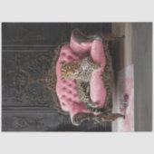 Decoupage Luxe  Luipaard Loungen Tissuepapier (Voorkant)